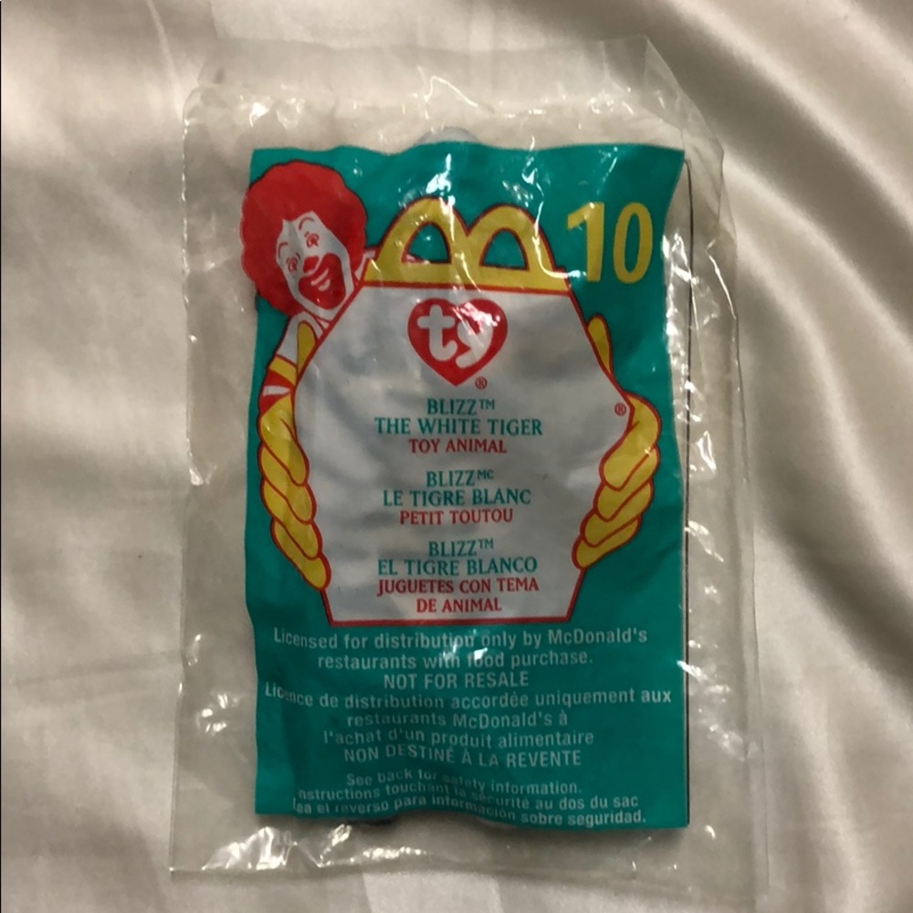 McDonalds #10 TY Teenie Beanie Babies “Blitz”